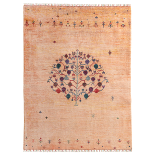 视觉味道 阿富汗进口羊毛地毯 法式中古客厅地毯手工编织复古侘寂