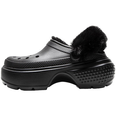 【自营】Crocs卡骆驰加绒洞洞鞋雪屋暖棉Clog男女鞋保暖运动鞋