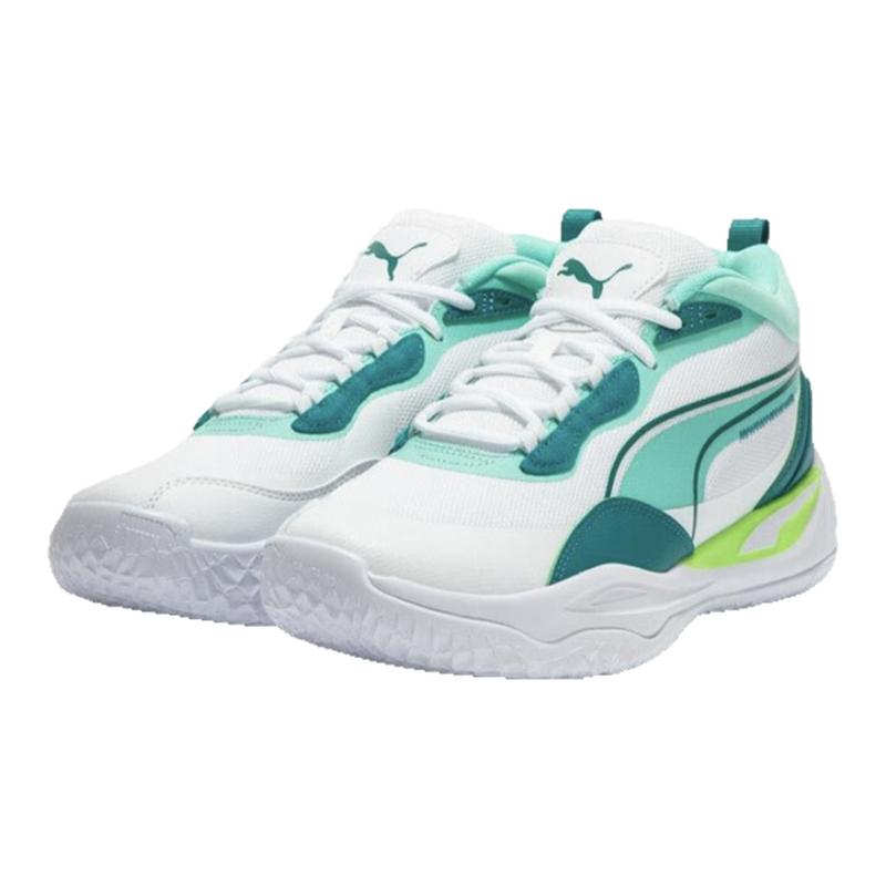 PUMA Playmaker Pro Mid 男款 减震耐磨 实战训练 低帮 篮球鞋