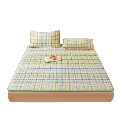 100%纯棉棉花床垫防滑透气