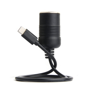 TYPEC转点烟器母座9V12V15V20V车载打充气泵吸尘器汽车座椅电源线