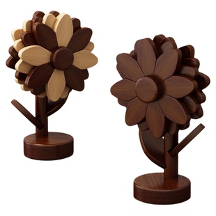 桌面隔热餐桌垫木质厨房饭桌餐盘菜盘砂锅碗垫防烫垫杯垫创意摆件