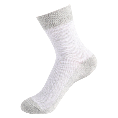 浪莎夏季纯棉吸汗防臭女士中筒袜