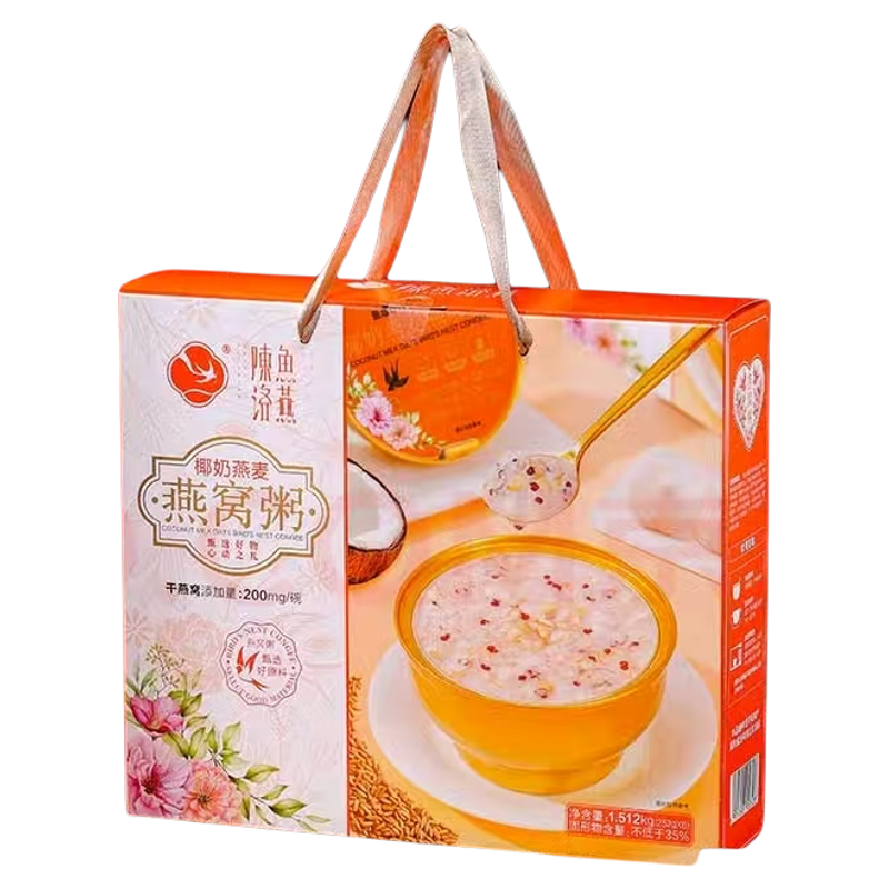 陈鱼洛燕椰奶燕麦燕窝粥252g*6碗