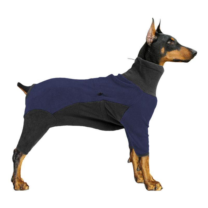宠物狗狗冬季拼色棉服中大型犬