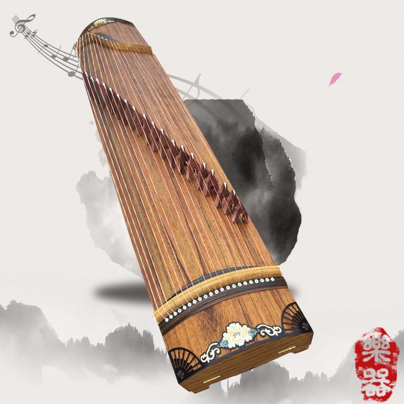 初学考级专用古筝1.63米同卷珠帘乐器