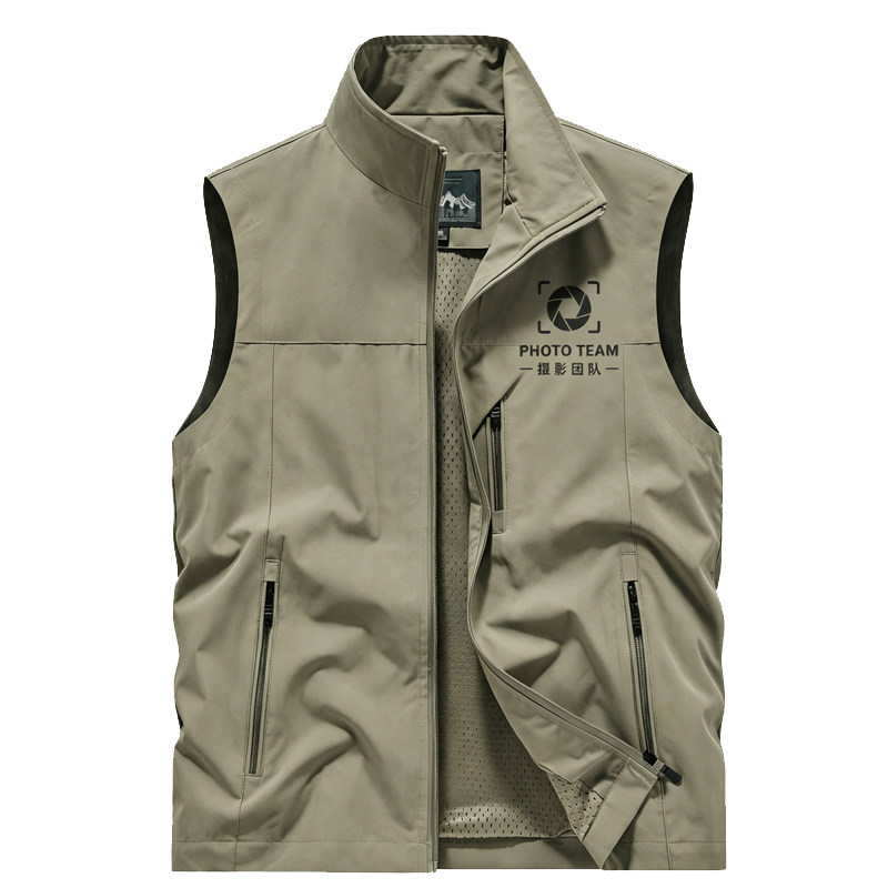 马甲工作服定制印字logo背心