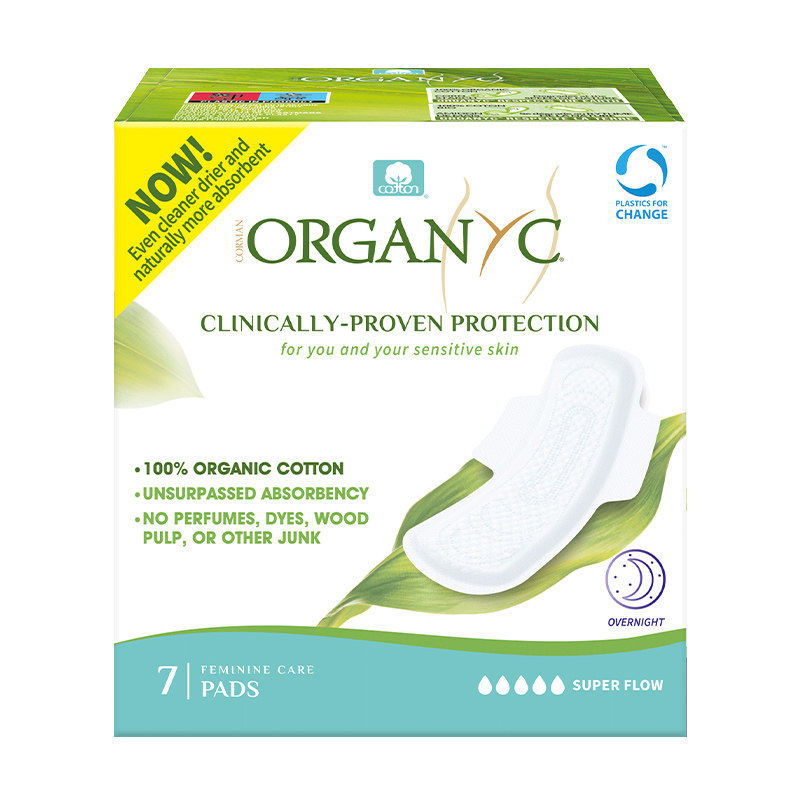 Organyc日夜用有机棉超薄卫生巾