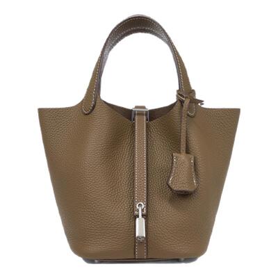 时尚复古菜篮子手提包女