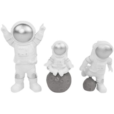 宇航员生日蛋糕装饰摆件