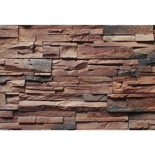 人造文化石厂家红色文化砖仿古砖院墙砖别墅外墙瓷砖仿石头背景墙