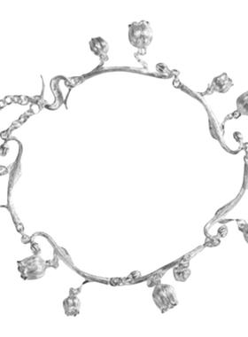 足银S990新中式铃兰花手链