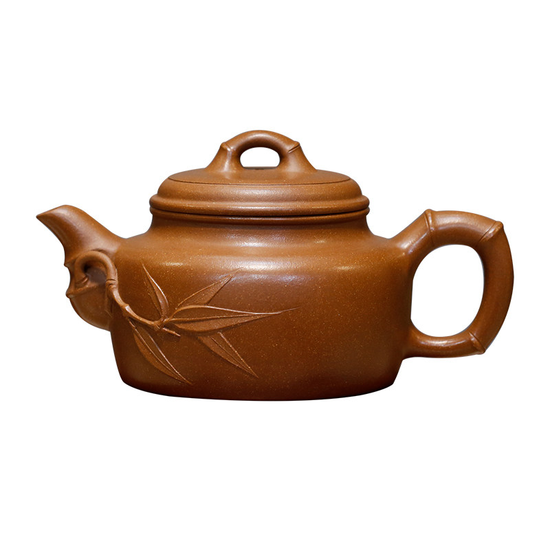 竹韵德钟原矿珍藏老段泥茶壶