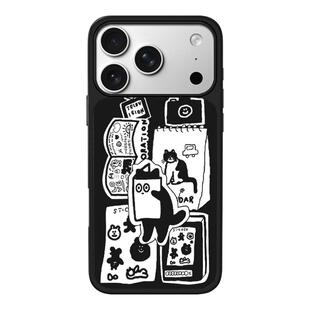 哩卜哩卜趣味猫咪拼图适用iPhone18promax手机壳苹果17pro磨砂华为P80磁吸14pro小米17碳纤维12玻璃16promax