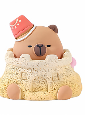 卡皮巴拉水上运动盲盒摆件饰品