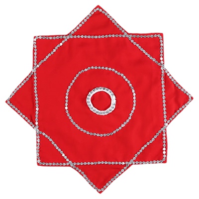 北京舞蹈学院考级专用九级东北秧歌手绢花道具二人转手绢八角巾帕