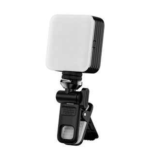 手机补光灯豆腐灯口袋灯夹手机手持便携相机拍摄补光拍照补光直播下巴手机美颜拍照面部rgb全彩柔光灯