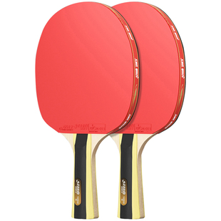 红双喜乒乓球拍正品小学生专用WTT五星4星专业级3星训练乒乓球拍