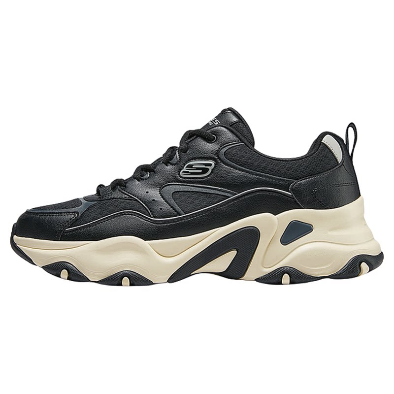 Skechers斯凯奇DLITE5.0熊猫鞋春季男老爹鞋机甲鞋休闲鞋时尚百搭