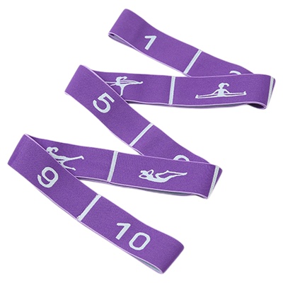 特价儿童舞蹈弹力带训练拉力带练功专用拉筋带分段数字12格阻力带