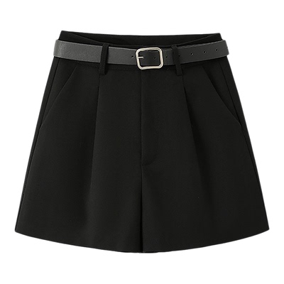 2025秋冬季高腰外穿阔腿靴裤短裤