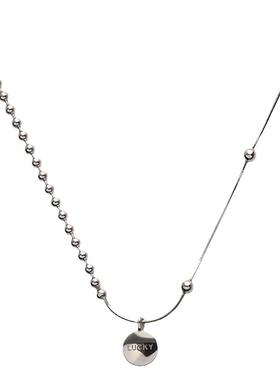 ins冷淡风项链一恋银简约