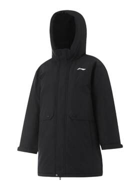 李宁正品男小大童保暖羽绒服