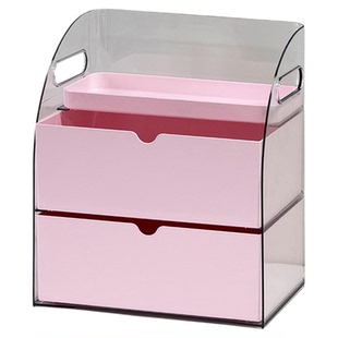 桌面收纳盒抽屉式学生宿舍文具整理神器办公室大容量多功能置物架