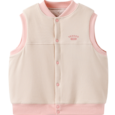 英氏儿童马甲秋冬保暖加厚背心