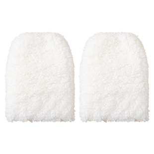 毛绒袜套秋冬季加绒加厚护腿保暖中筒堆堆袜腿套雪地靴短筒袜子女