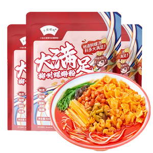 只投螺碗柳州螺蛳粉400克大满足（MAX）柳州正宗双倍配料袋装米粉