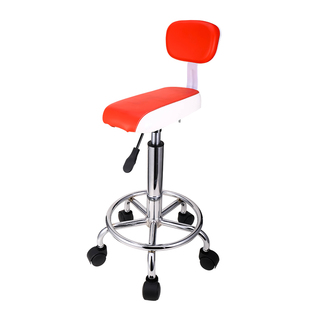 厨房炒菜椅北欧吧台椅理发店旋转升降万向轮椅子靠背椅酒吧高脚凳