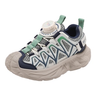 abckids童鞋男童运动鞋2025新款网面透气防滑学生跑鞋儿童鞋官方