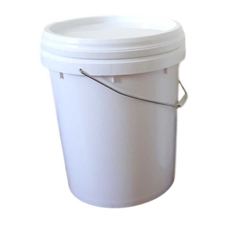 耐酸碱2L塑料桶加厚化工小桶白色小号水桶食品PP密封螺旋盖十斤装
