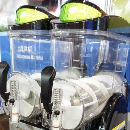 东贝XC224雪融机雪泥机大容量双缸果汁机商业用冰沙雪蓉机冷饮机