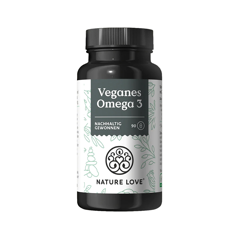 德国NatureLove进口海藻油DHA素食TG型omega3EPA记忆力心脑非鱼油