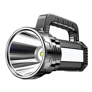 手电筒2026新款强光太阳能充电超亮长续航手提照明灯户外探照灯