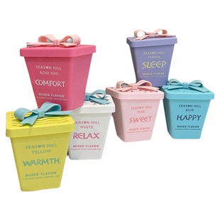 thefifthmoon可爱少女心蝴蝶结无火固体香薰室内空气清新剂芳香剂