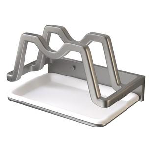 免打孔菜板架锅盖架厨房置物架砧板架案板放置架子墙上壁挂收纳架