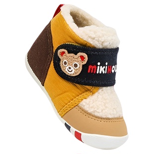 MIKIHOUSE日本制学步棉鞋灯芯绒男童棉鞋女童加绒鞋冬季鞋子新品