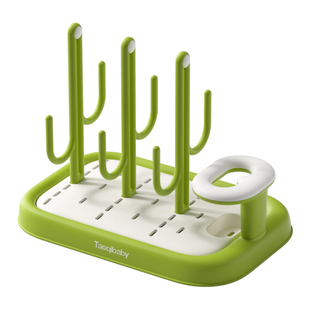 taoqibaby婴儿奶瓶沥水晾干架子便携汲水滤水置物收纳干燥架宝宝