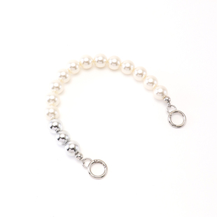 适用mlb水桶包改造腋下珍珠链条手拎手提短包带肩带改造包包配件