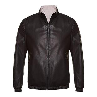 callisto卡利斯特男士秋冬夹克皮衣双面穿时尚简约减龄羊皮革外套