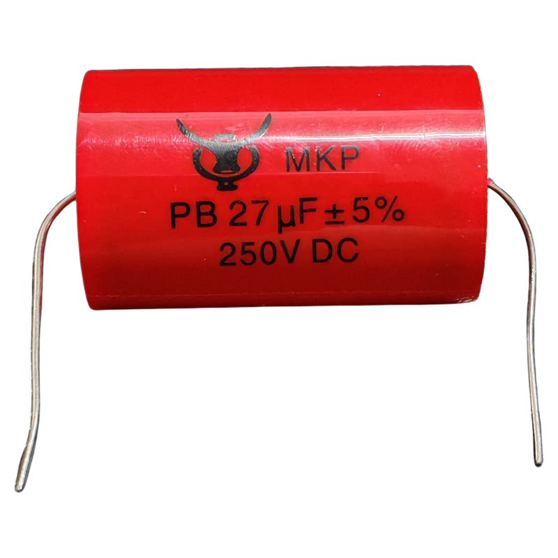 27UF 250V 276J 27.0J 分频器MKP无极轴向电容喇叭中音或中低音