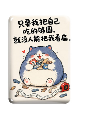 可爱猫咪磁吸冰箱贴来图定制