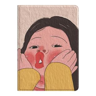 适用ipadpro2020平板套搞怪情侣ipadair4/5可爱ipad7/8/9保护壳新款12.9寸带笔槽第十代新款11寸显眼包2022/6