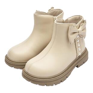 巴拉巴拉女童靴子儿童马丁靴大童防滑鞋子2026春季新款童鞋百搭潮