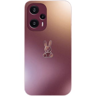 适用红米note12turbo手机壳磨砂玻璃红米note12tpro男女note13pro+新款超薄全包防摔note12兔子潮牌网红情侣