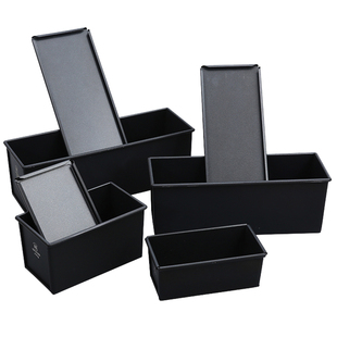 三能吐司盒模具SN2196不粘低糖硬膜450/250g面包烘焙节能家用工具