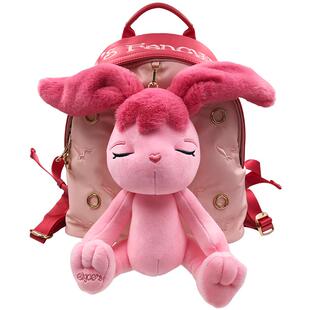 星际熊专柜埃莉诗兔子时尚休闲可爱公仔儿童女生书包双肩包背包